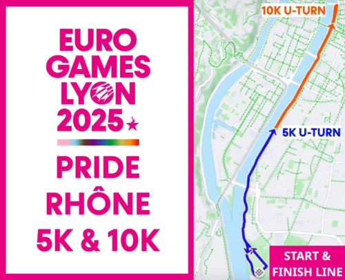 eurogames lyon running eurogames pride rhône k k track 